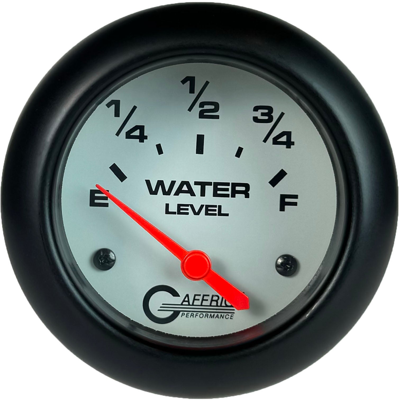 GAFFRIG PART #13009 2 5/8 INCH ELECTRIC WATER LEVEL GAUGE 240-33 OHMS WHITE BLACK