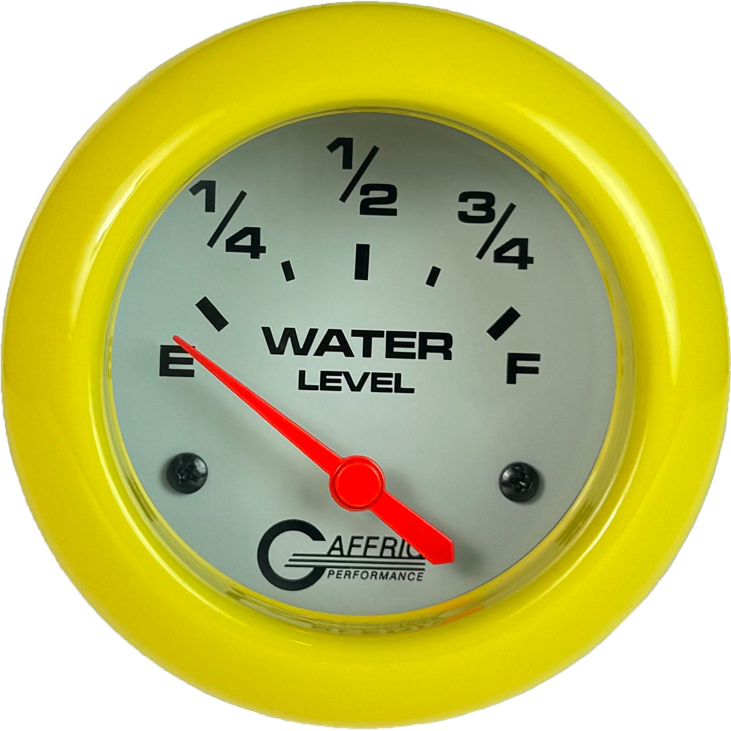 GAFFRIG PART #13009 2 5/8 INCH ELECTRIC WATER LEVEL GAUGE 240-33 OHMS WHITE YELLOW