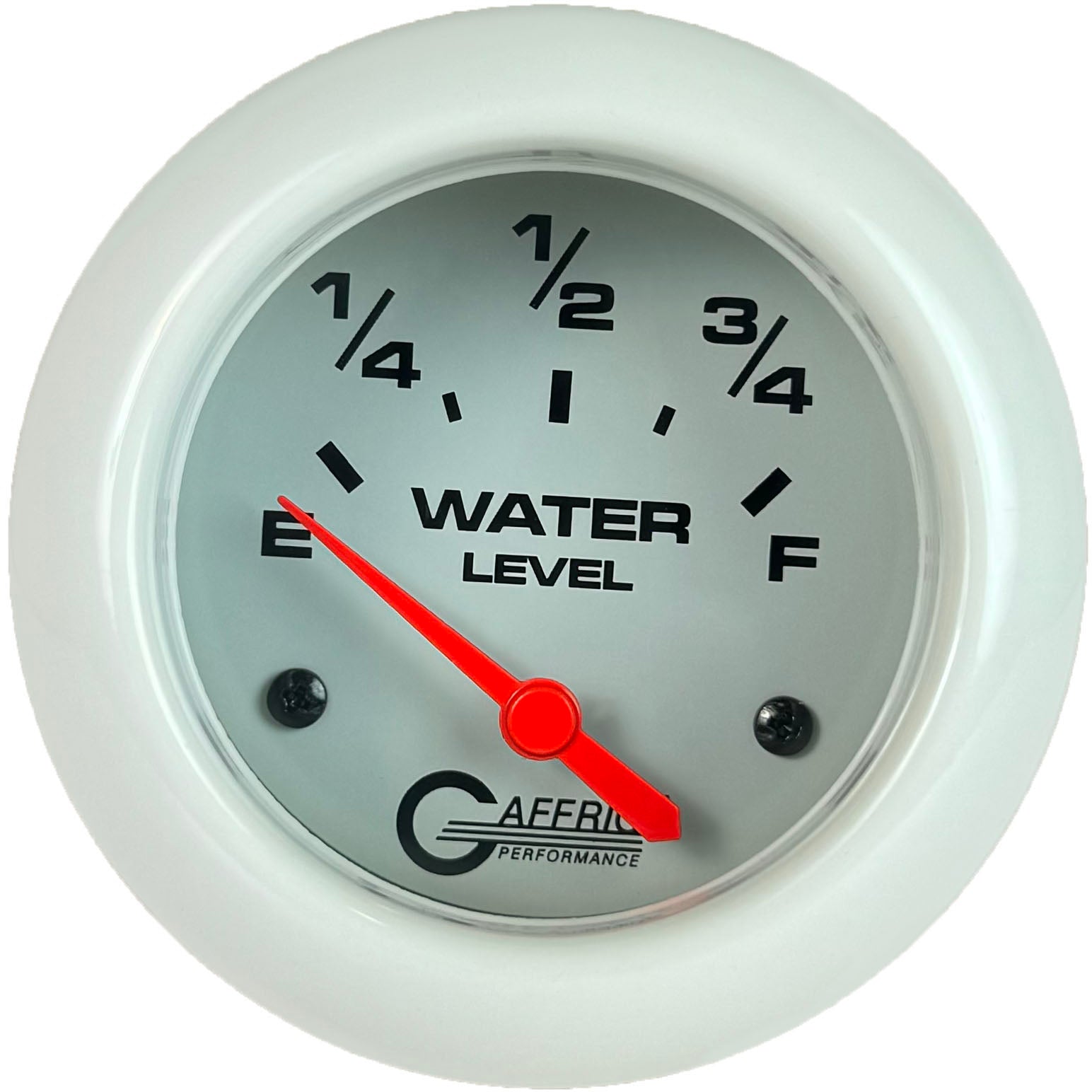 GAFFRIG PART #13009 2 5/8 INCH ELECTRIC WATER LEVEL GAUGE 240-33 OHMS WHITE WHITE