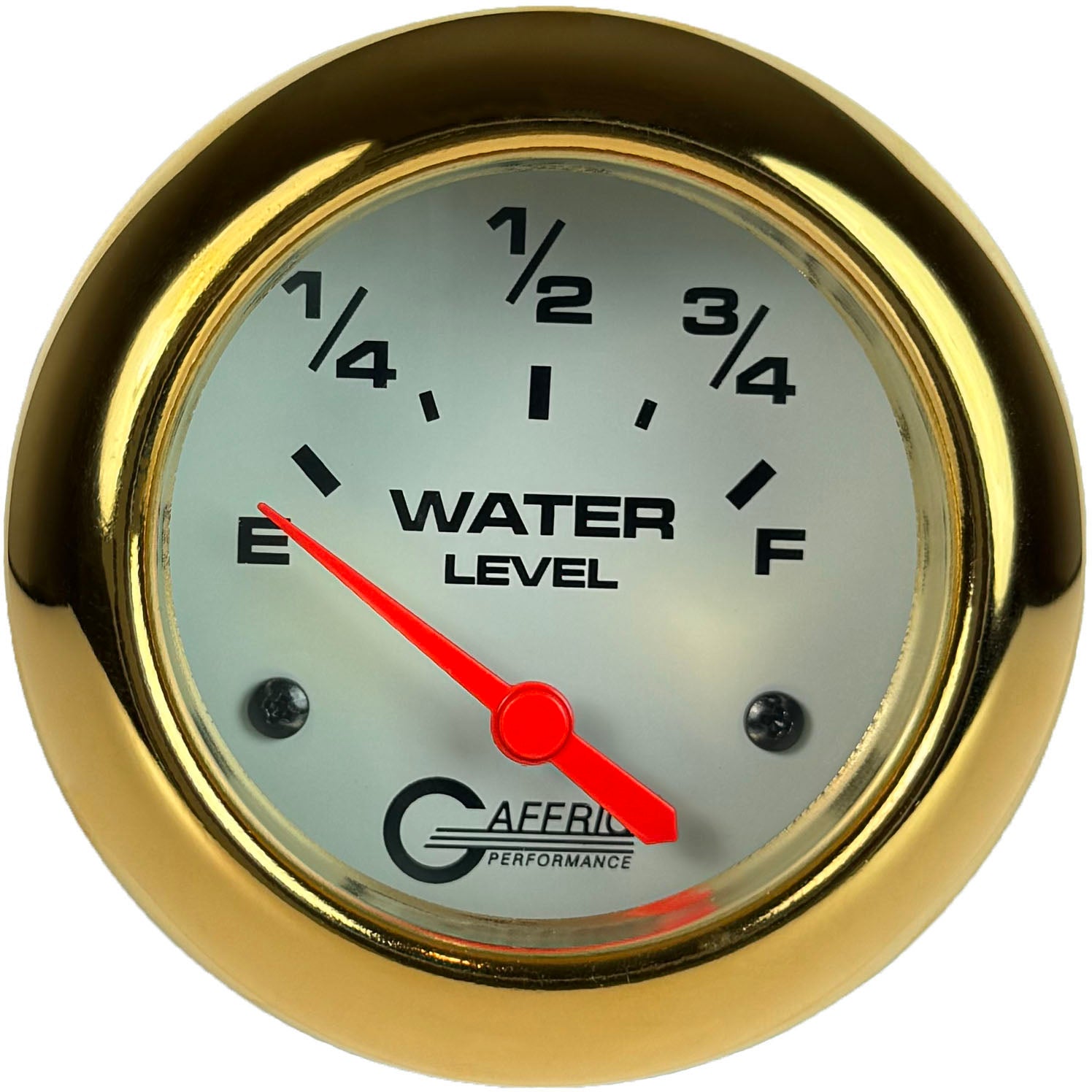GAFFRIG PART #13009 2 5/8 INCH ELECTRIC WATER LEVEL GAUGE 240-33 OHMS WHITE GOLD