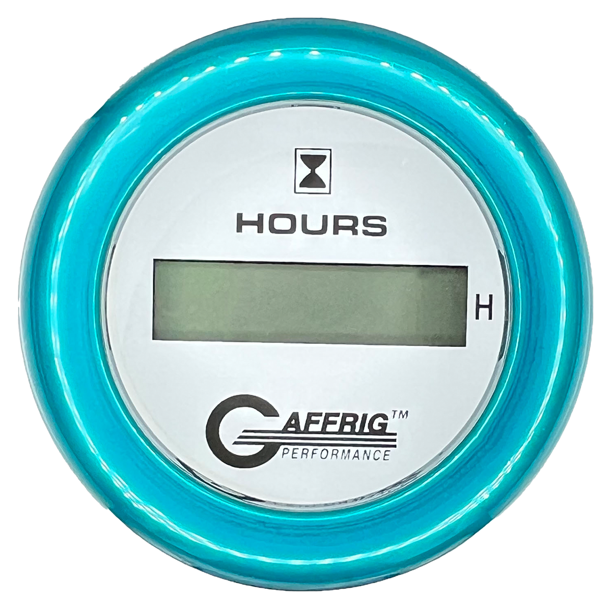 #195510 2 INCH ELECTRIC ENGINE HOUR METER White Blue / Step