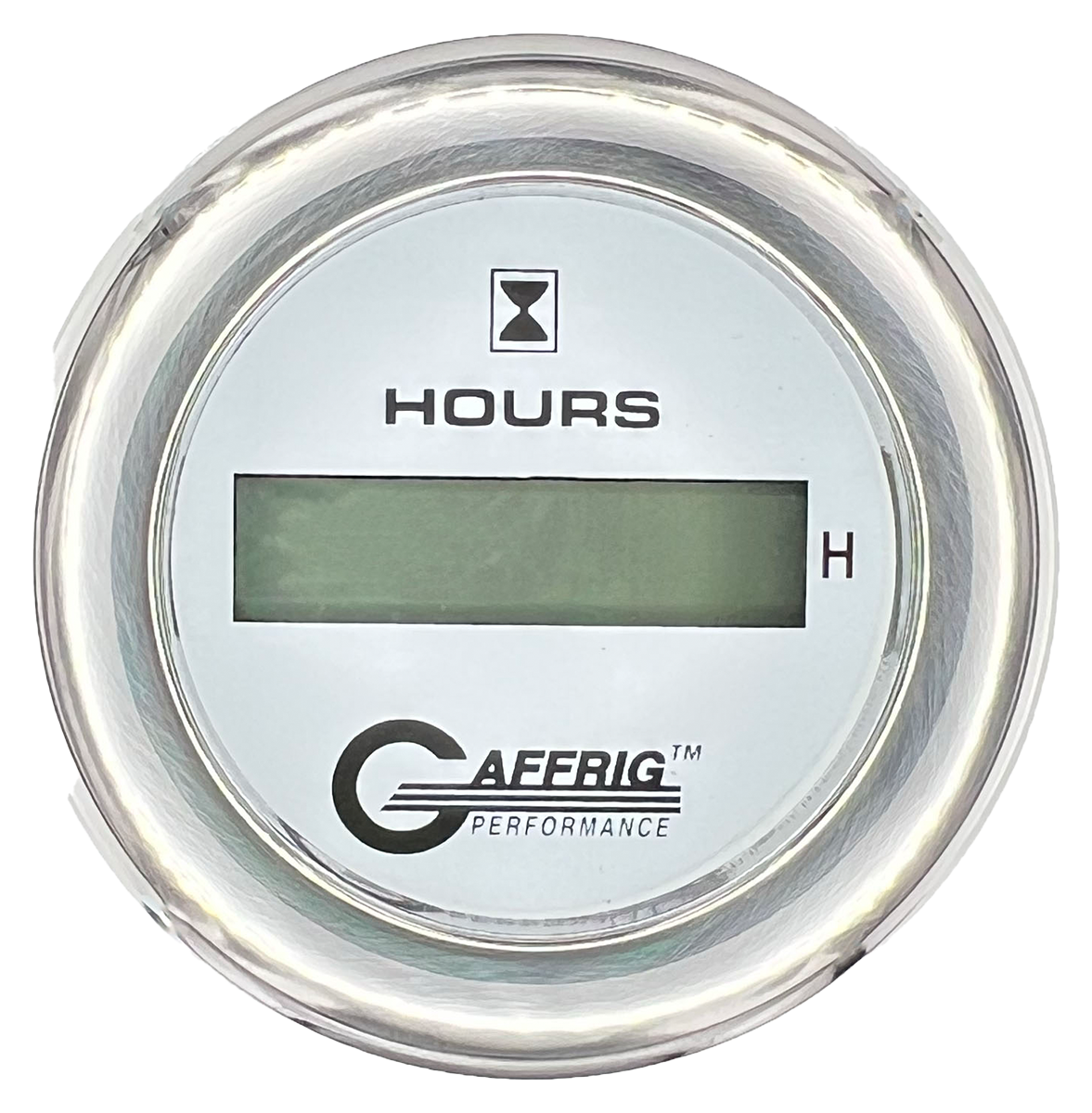#195510 2 INCH ELECTRIC ENGINE HOUR METER White Blue / Step