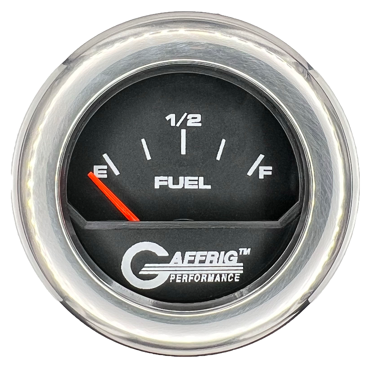 #195002 2 INCH ELECTRIC FUEL LEVEL 240-33~ Black Chrome / Step