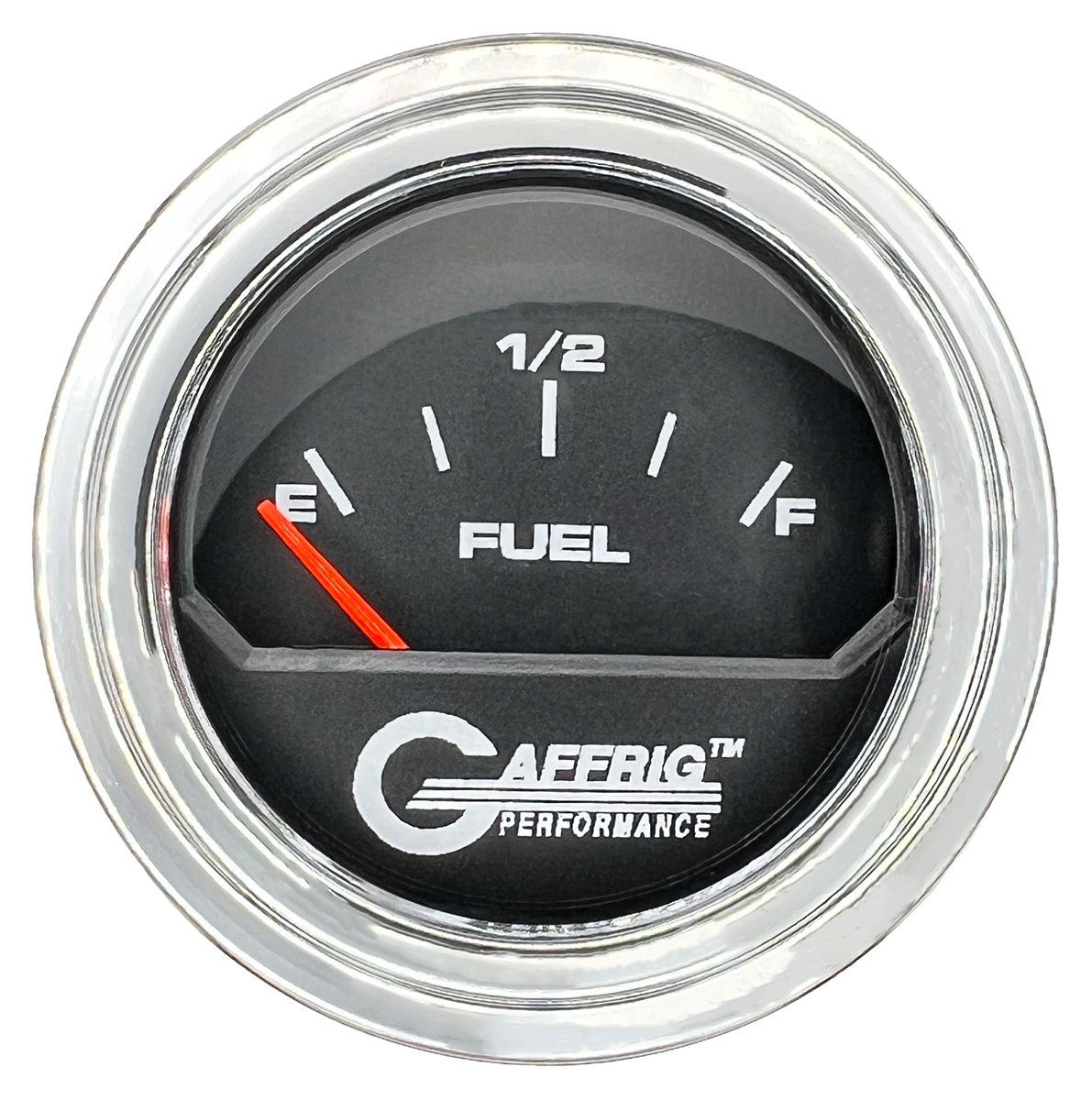 #195002 2 INCH ELECTRIC FUEL LEVEL 240-33~ Black Chrome / Step