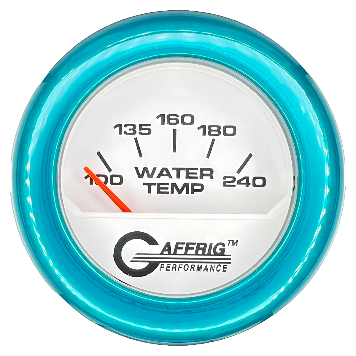 #195540 2 INCH ELECTRIC WATER TEMP. 100-240 F White Teal / Step