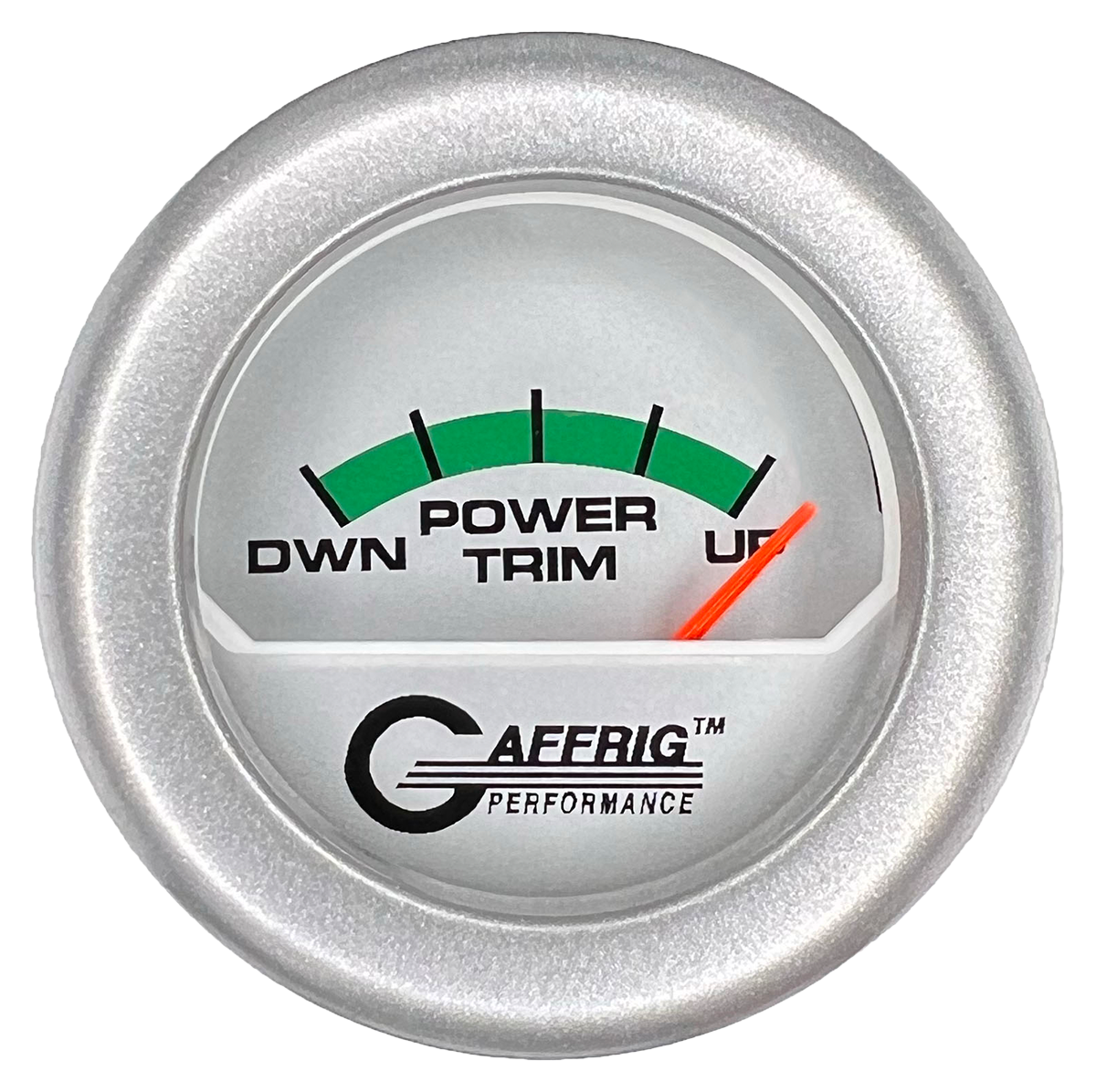 #195826 2 INCH ELECTRIC TRIM METER MERCURY PLATINUM Platinum / Fat