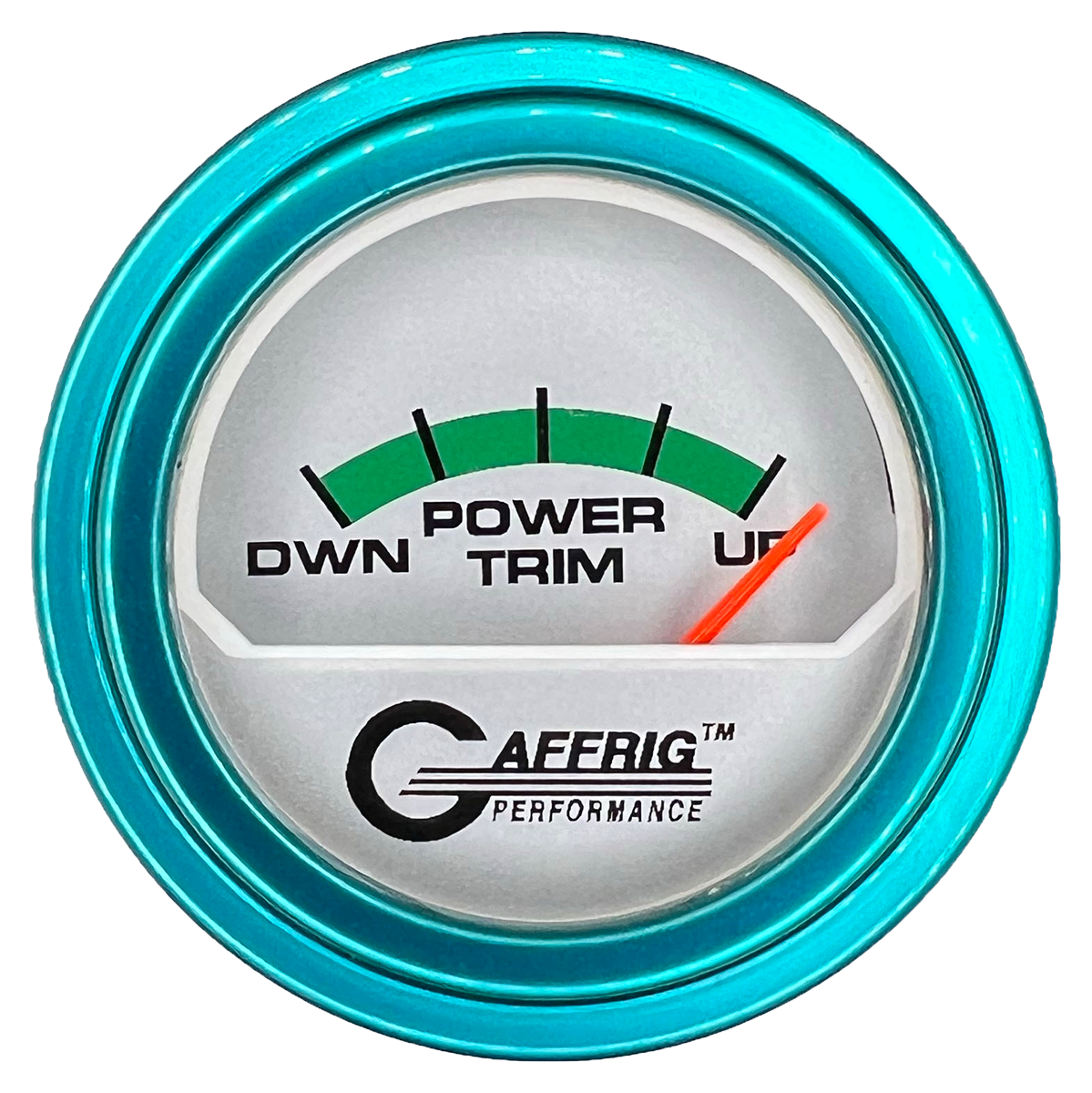 #195826 2 INCH ELECTRIC TRIM METER MERCURY PLATINUM Teal / Step