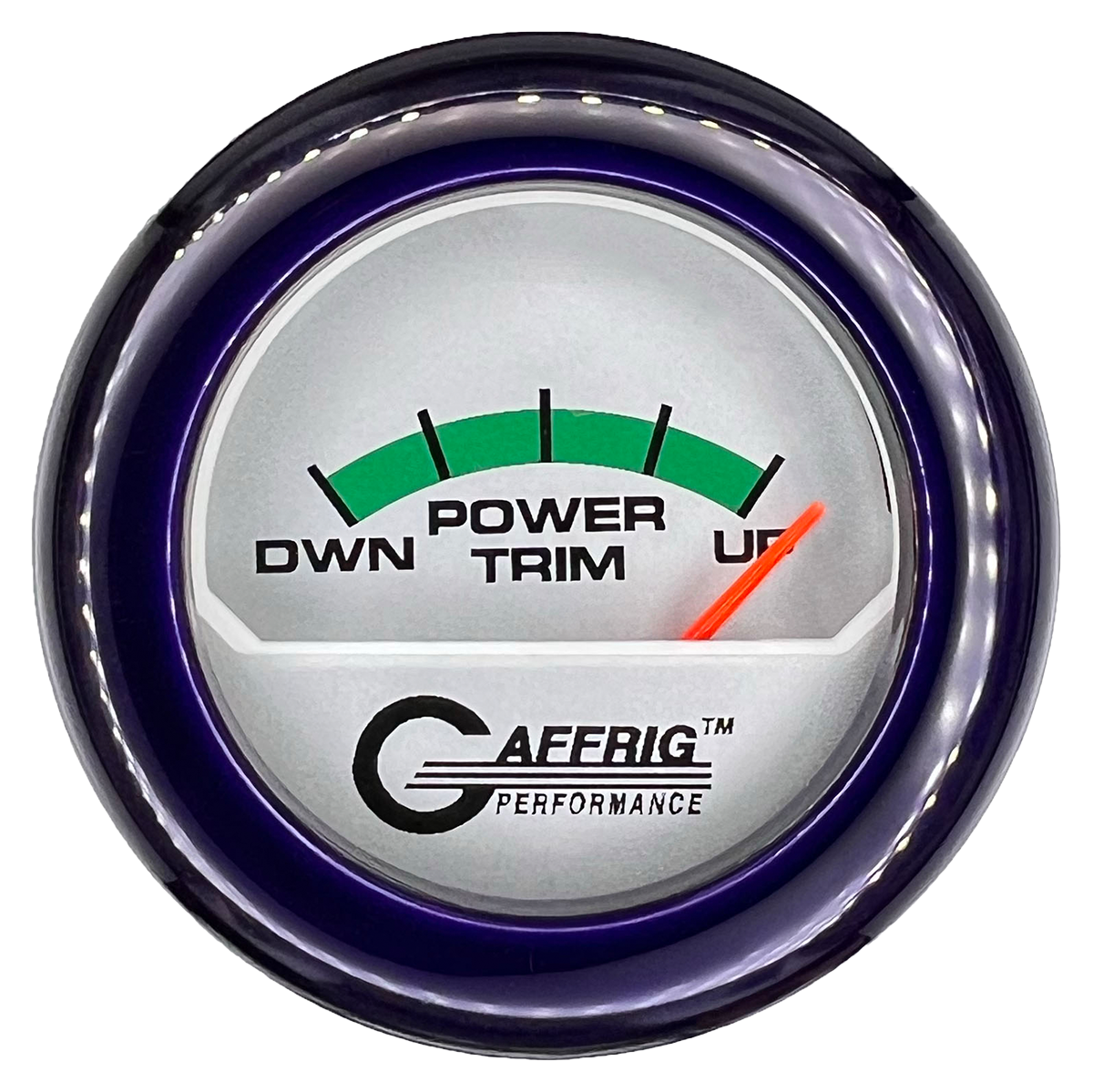 #195826 2 INCH ELECTRIC TRIM METER MERCURY PLATINUM Purple / Step
