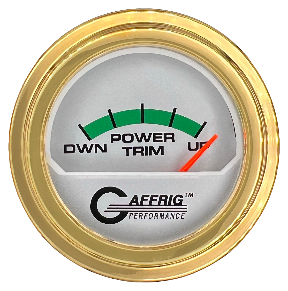 #195826 2 INCH ELECTRIC TRIM METER MERCURY PLATINUM Gold / Step
