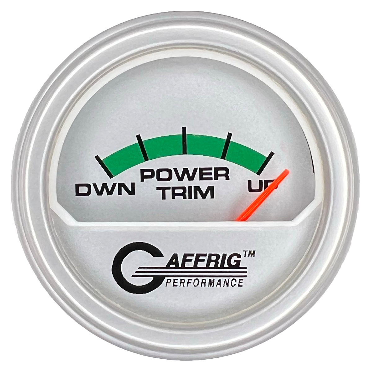 #195826 2 INCH ELECTRIC TRIM METER MERCURY PLATINUM Platinum / Step