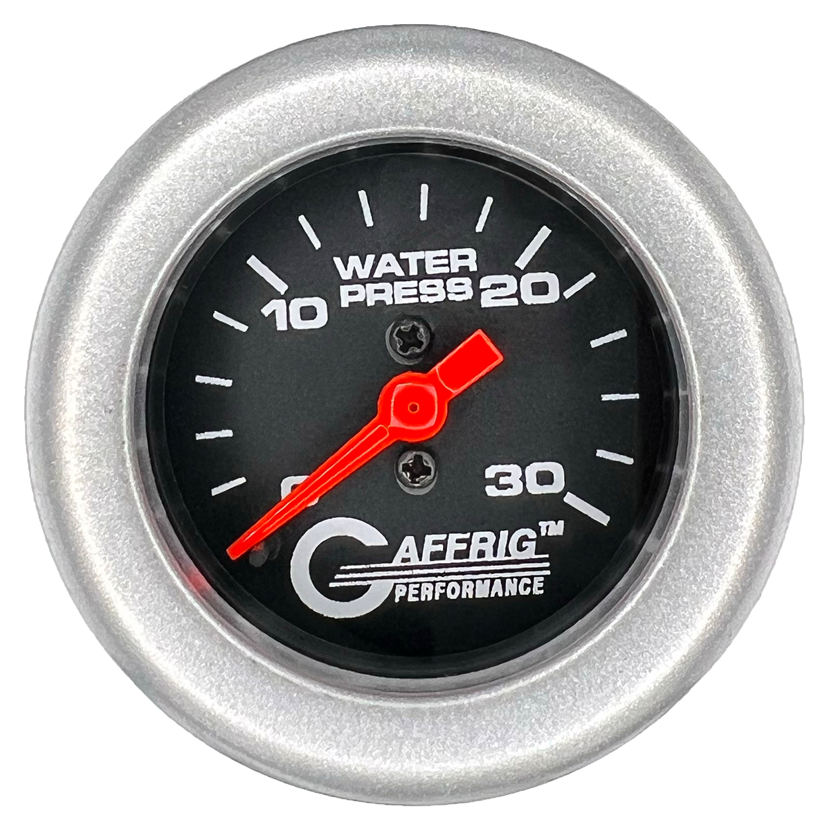 #196022 2 INCH MECHANICAL WATER PRESS. 0-30 PSI BLACK Platinum / Step