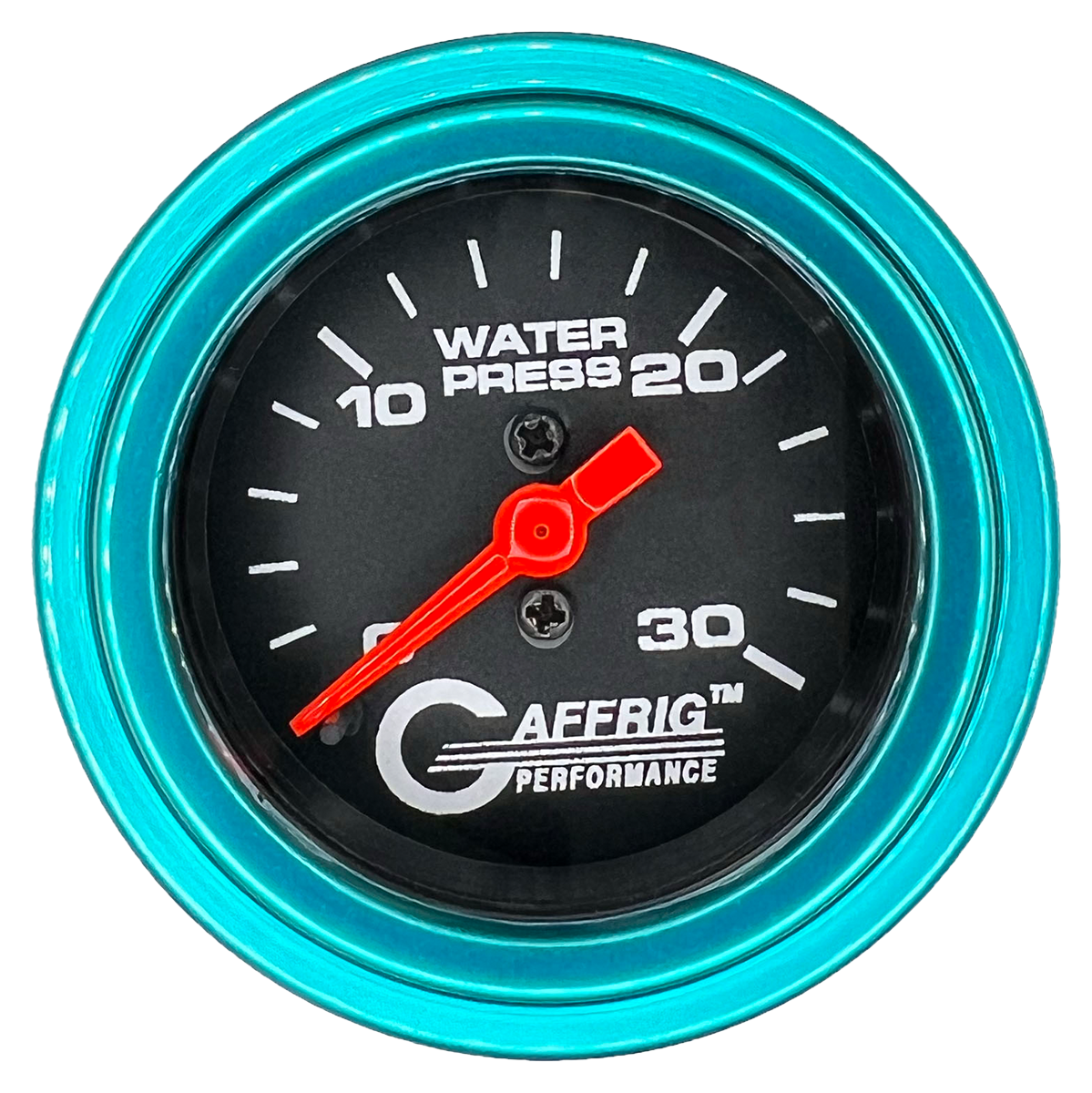 #196022 2 INCH MECHANICAL WATER PRESS. 0-30 PSI BLACK Teal / Step