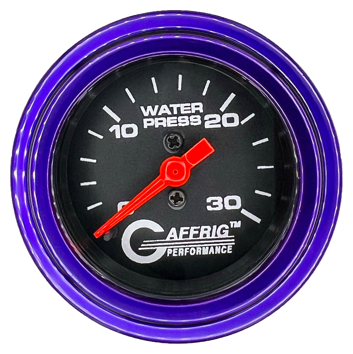 #196022 2 INCH MECHANICAL WATER PRESS. 0-30 PSI BLACK Purple / Step