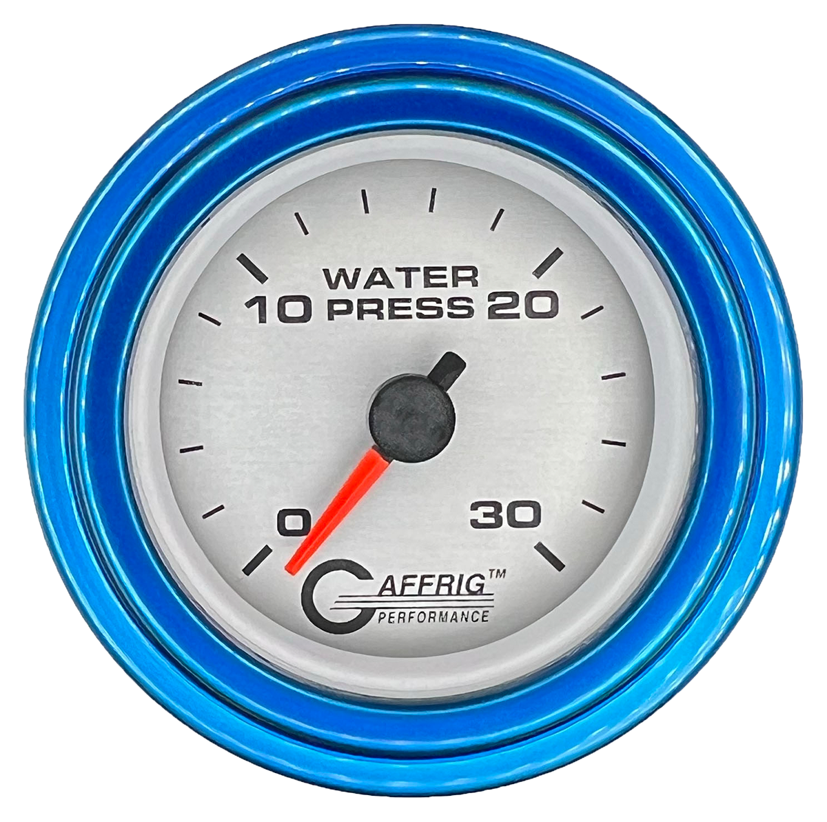 #196822 2 INCH MECHANICAL WATER PRESS. 0-30 PSI PLATINUM Blue / Step