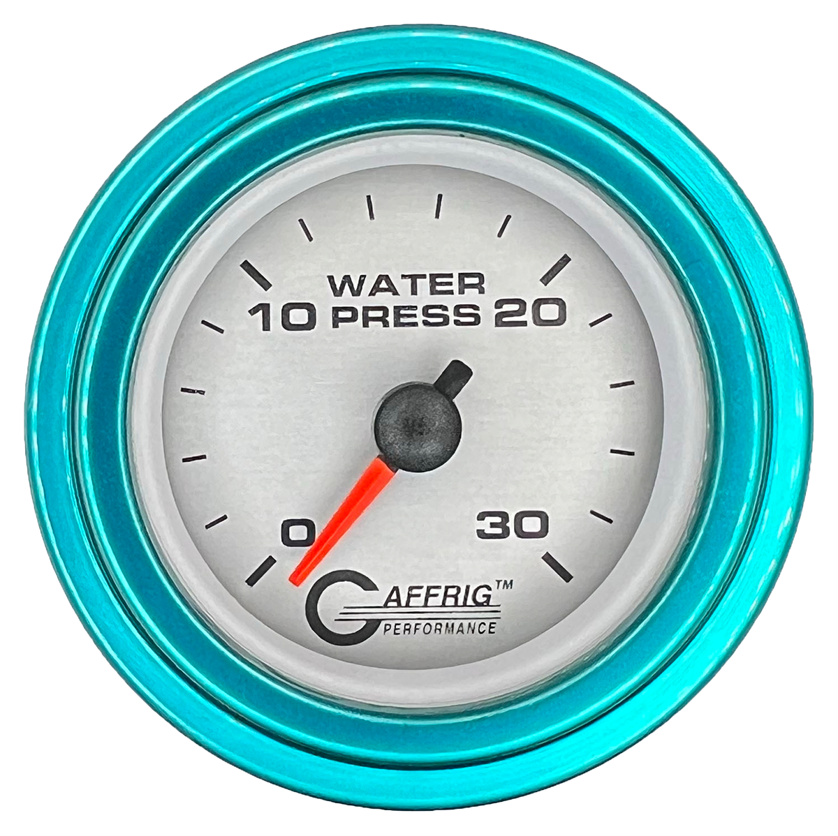 #196822 2 INCH MECHANICAL WATER PRESS. 0-30 PSI PLATINUM Teal / Step