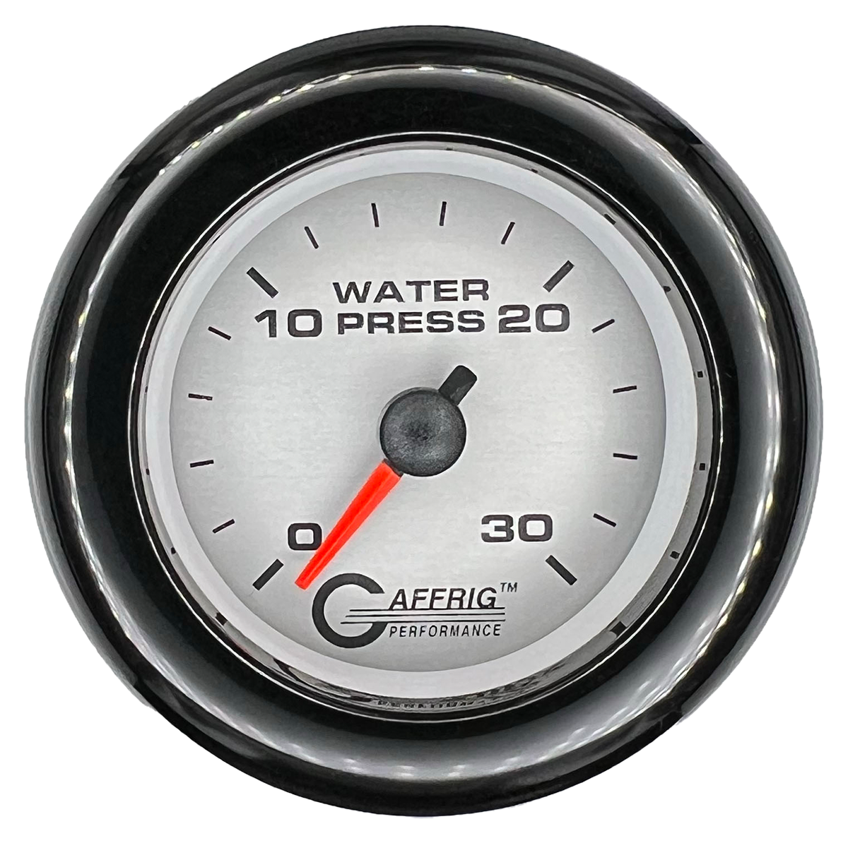 #196822 2 INCH MECHANICAL WATER PRESS. 0-30 PSI PLATINUM Black / Step