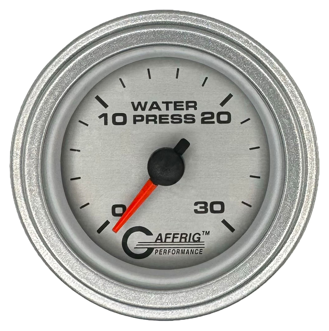 #196822 2 INCH MECHANICAL WATER PRESS. 0-30 PSI PLATINUM Platinum / Step
