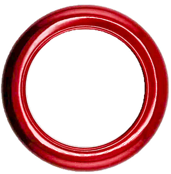 GAFFRIG PART #218 GAUGE RIM FAT 2 INCH DIAMETER RED