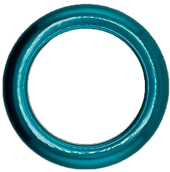 GAFFRIG PART #218 GAUGE RIM FAT 2 INCH DIAMETER TEAL
