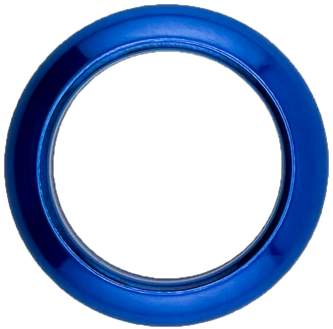 GAFFRIG PART #258 GAUGE RIM FAT 2 5/8 INCH DIAMETER BLUE