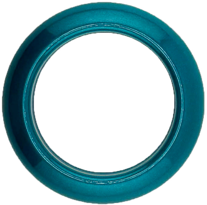GAFFRIG PART #258 GAUGE RIM FAT 2 5/8 INCH DIAMETER TEAL