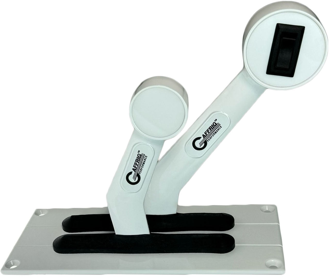 GAFFRIG PART #3208 CONTROL 2 HANDLE 1 SHIFT/ 1 THROTTLE/1 SWITCH WHITE