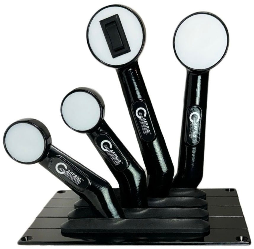 GAFFRIG PART #3316 CONTROL 4 HANDLE 2 SHIFT/ 2 THROTTLE/1 SWITCH/LIGHTED