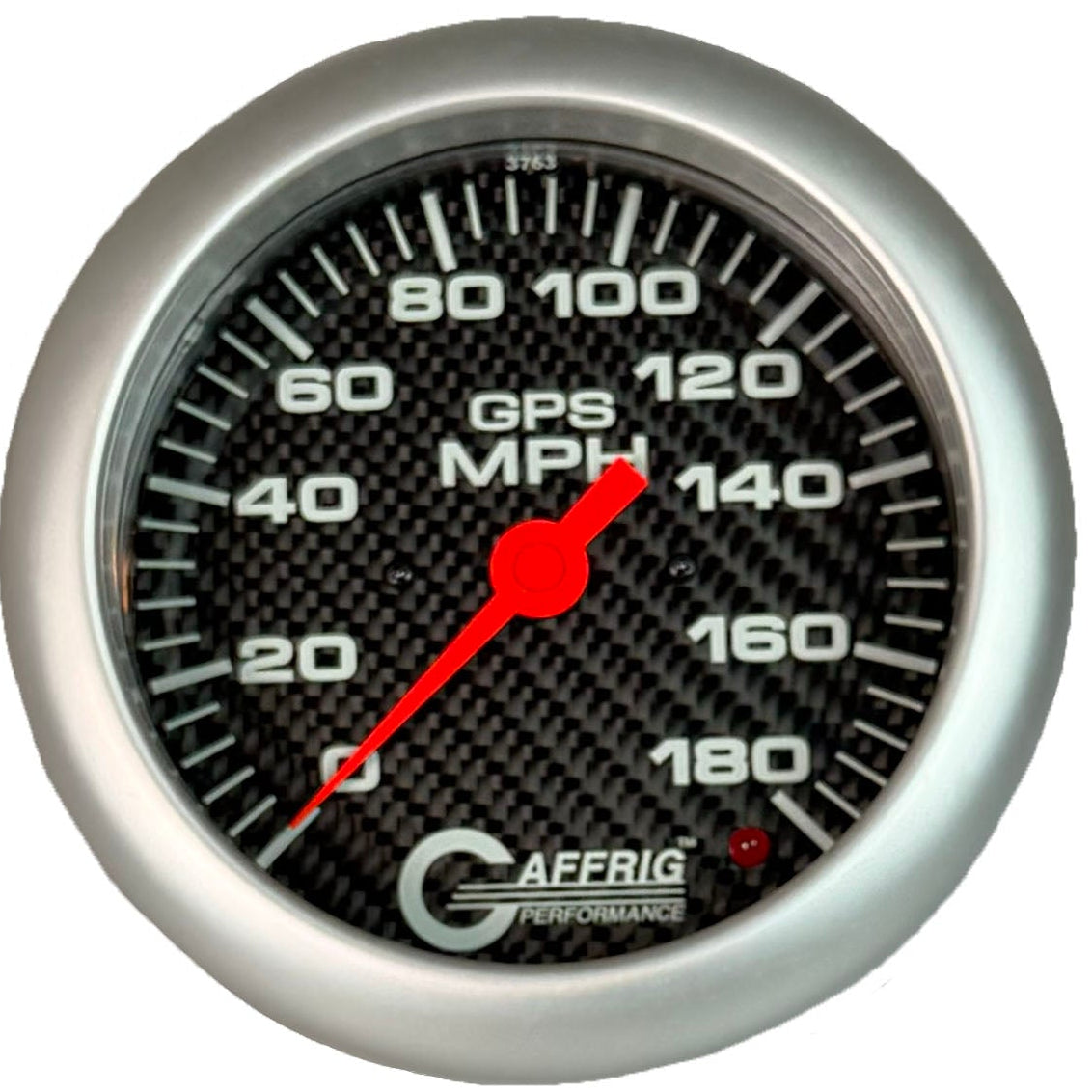 GAFFRIG PART #4051 4 5/8 INCH GPS ANALOG 180 MPH SPEEDOMETER MARINE BOAT GAUGE HEAD ONLY CARBON FIBER
