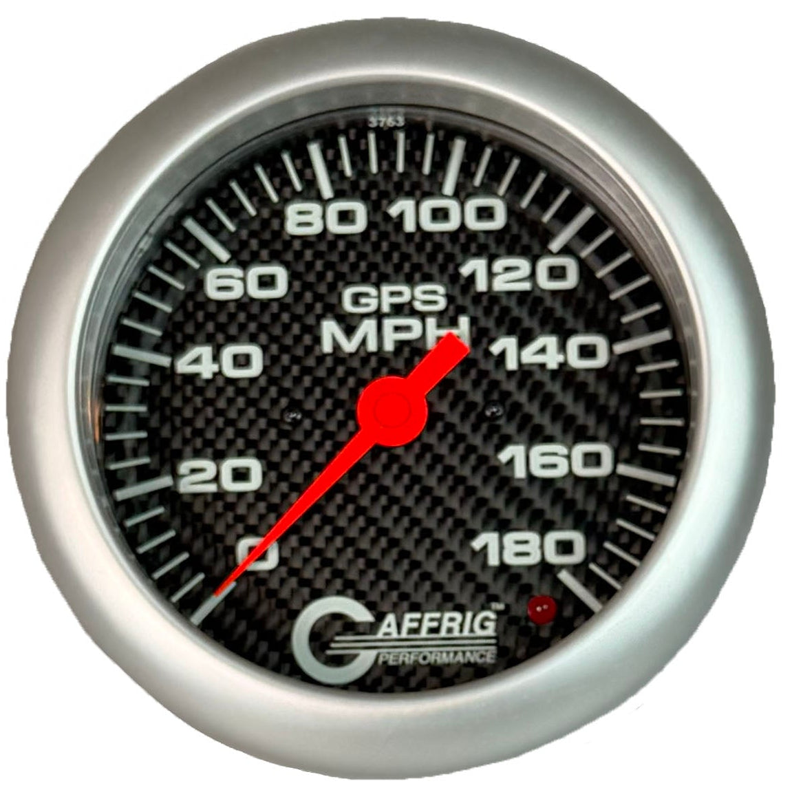 GAFFRIG PART #4052 4 5/8 INCH GPS ANALOG 180 MPH SPEEDOMETER MARINE BOAT GAUGE KIT CARBON FIBER