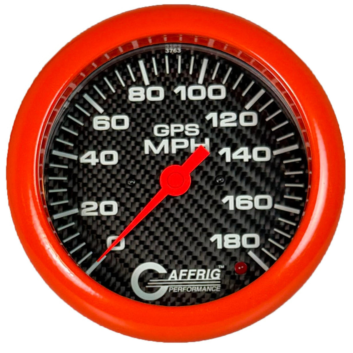 GAFFRIG PART #4052 4 5/8 INCH GPS ANALOG 180 MPH SPEEDOMETER MARINE BOAT GAUGE KIT CARBON FIBER