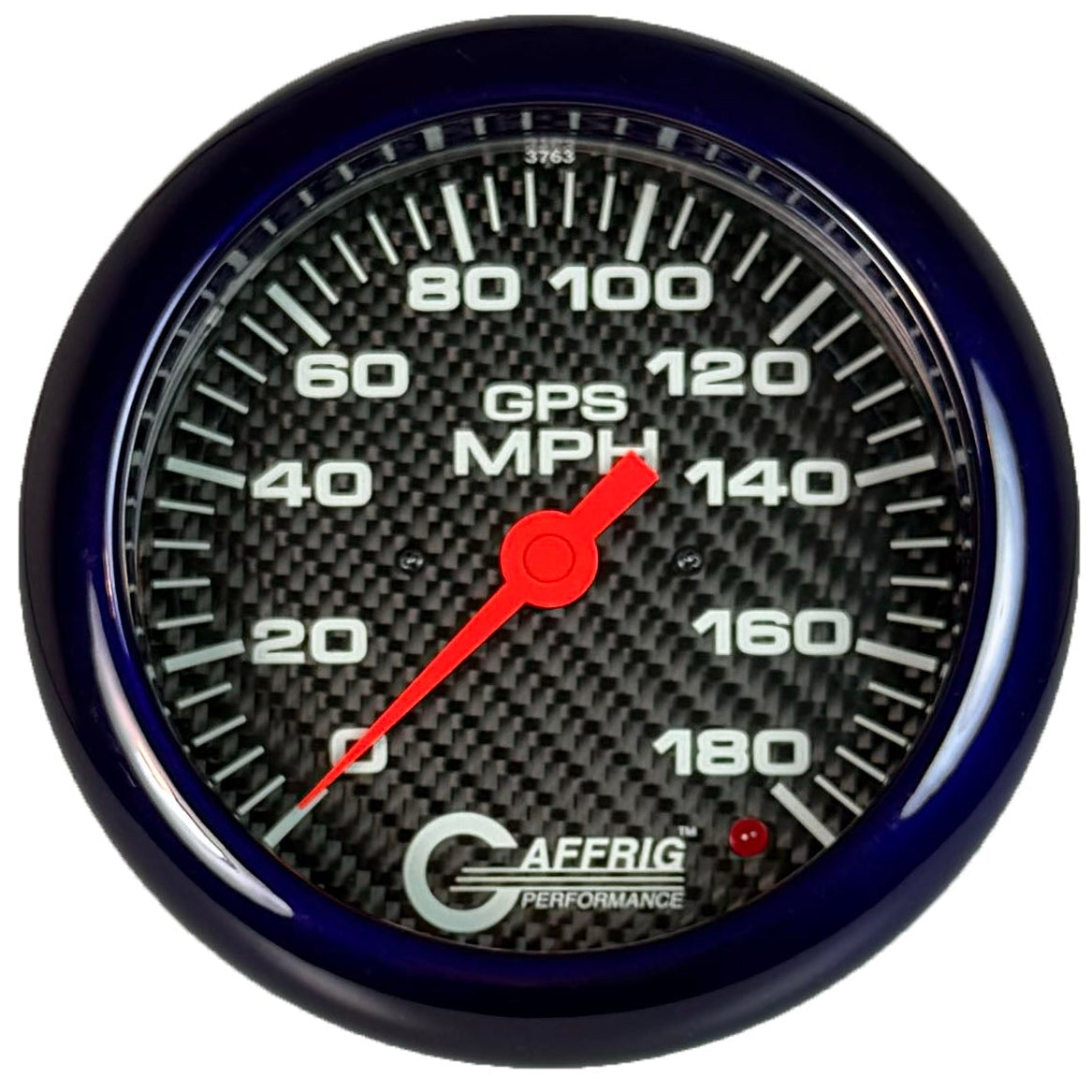 GAFFRIG PART #4052 4 5/8 INCH GPS ANALOG 180 MPH SPEEDOMETER MARINE BOAT GAUGE KIT CARBON FIBER
