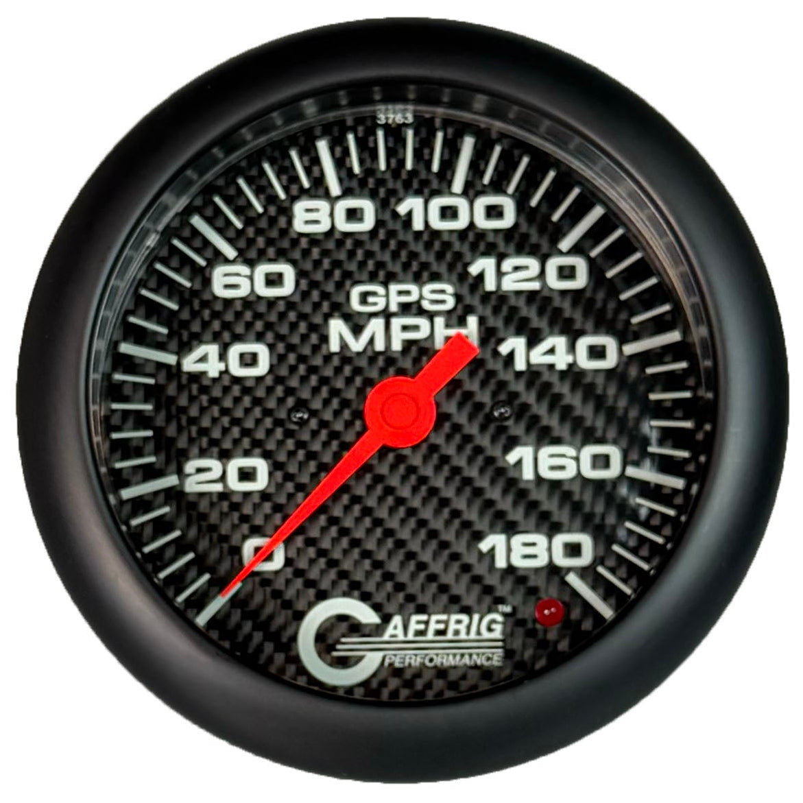 GAFFRIG PART #4052 4 5/8 INCH GPS ANALOG 180 MPH SPEEDOMETER MARINE BOAT GAUGE KIT CARBON FIBER