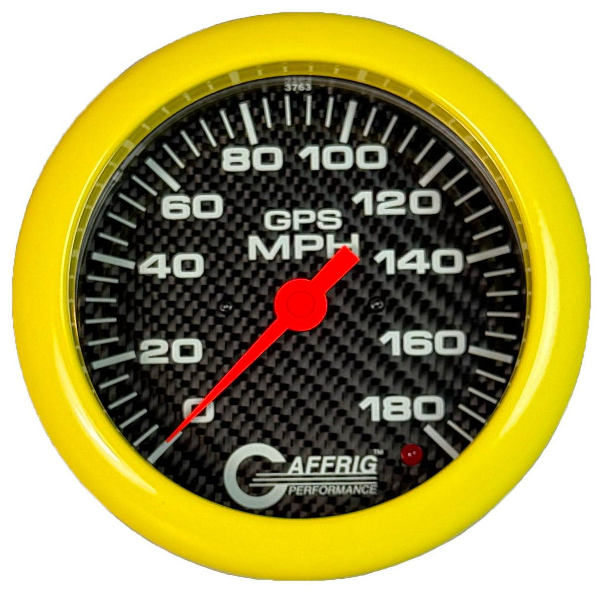 GAFFRIG PART #4052 4 5/8 INCH GPS ANALOG 180 MPH SPEEDOMETER MARINE BOAT GAUGE KIT CARBON FIBER