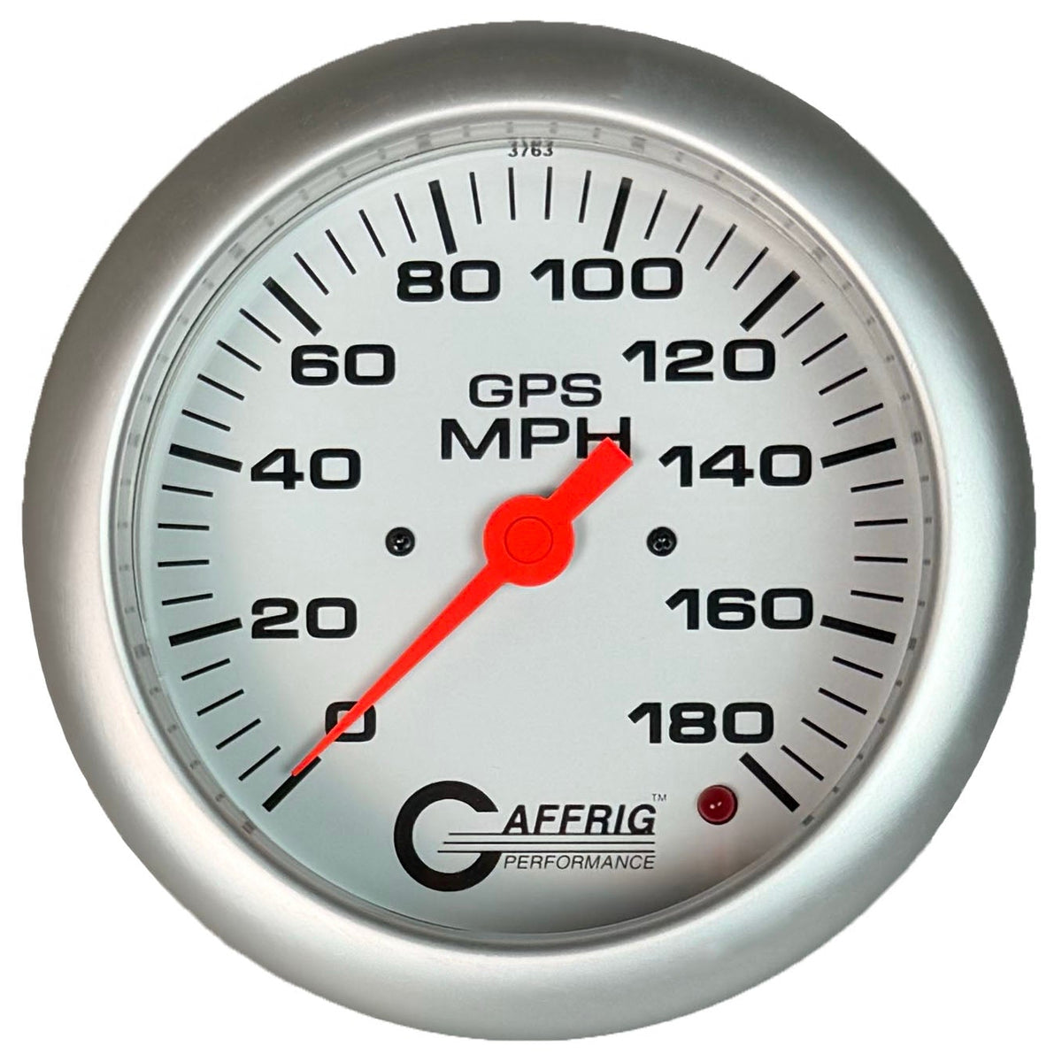 GAFFRIG PART #4545 4 5/8 INCH GPS ANALOG 180 MPH SPEEDOMETER MARINE BOAT GAUGE HEAD ONLY WHITE