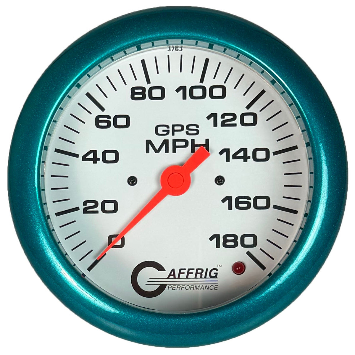 GAFFRIG PART #4545 4 5/8 INCH GPS ANALOG 180 MPH SPEEDOMETER MARINE BOAT GAUGE HEAD ONLY WHITE