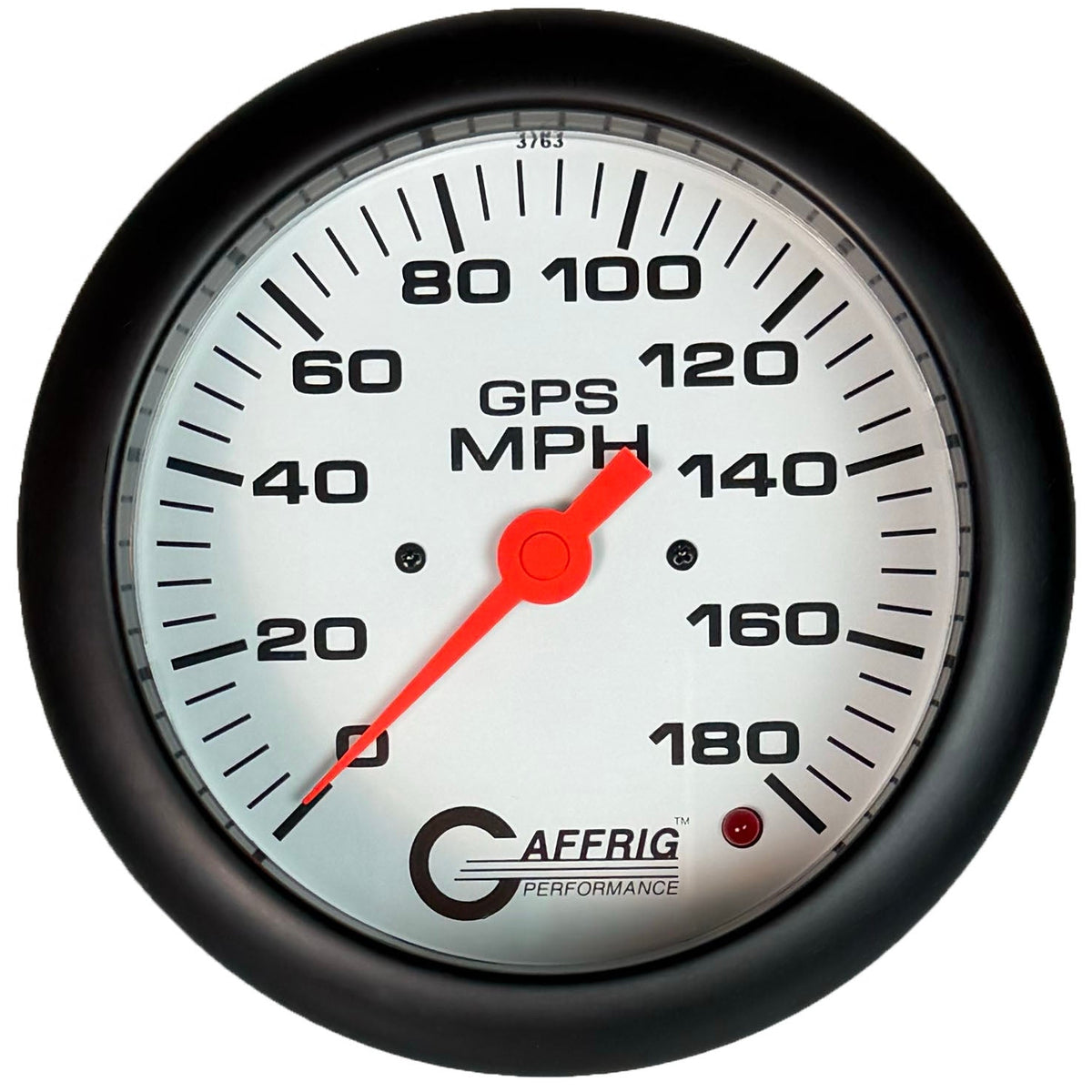 GAFFRIG PART #4545 4 5/8 INCH GPS ANALOG 180 MPH SPEEDOMETER MARINE BOAT GAUGE HEAD ONLY WHITE