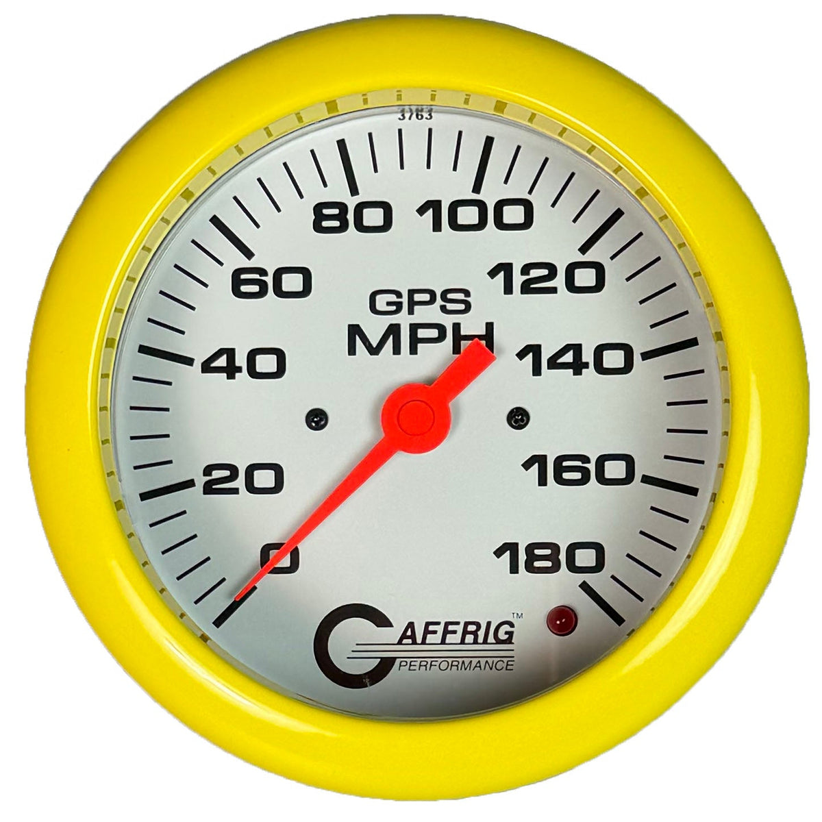 GAFFRIG PART #4545 4 5/8 INCH GPS ANALOG 180 MPH SPEEDOMETER MARINE BOAT GAUGE HEAD ONLY WHITE