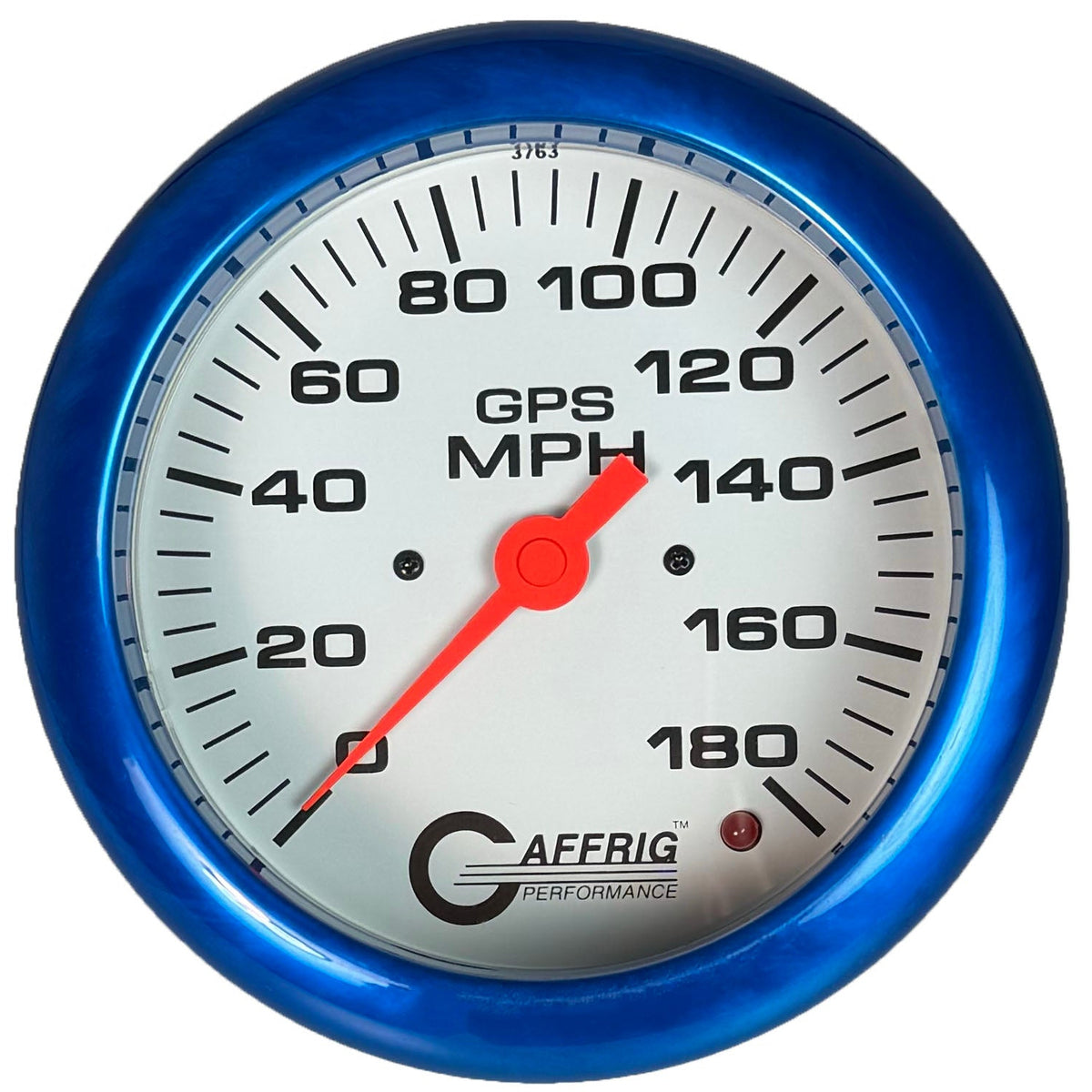 GAFFRIG PART #4546 4 5/8 INCH GPS ANALOG 180 MPH SPEEDOMETER MARINE BOAT GAUGE KIT WHITE