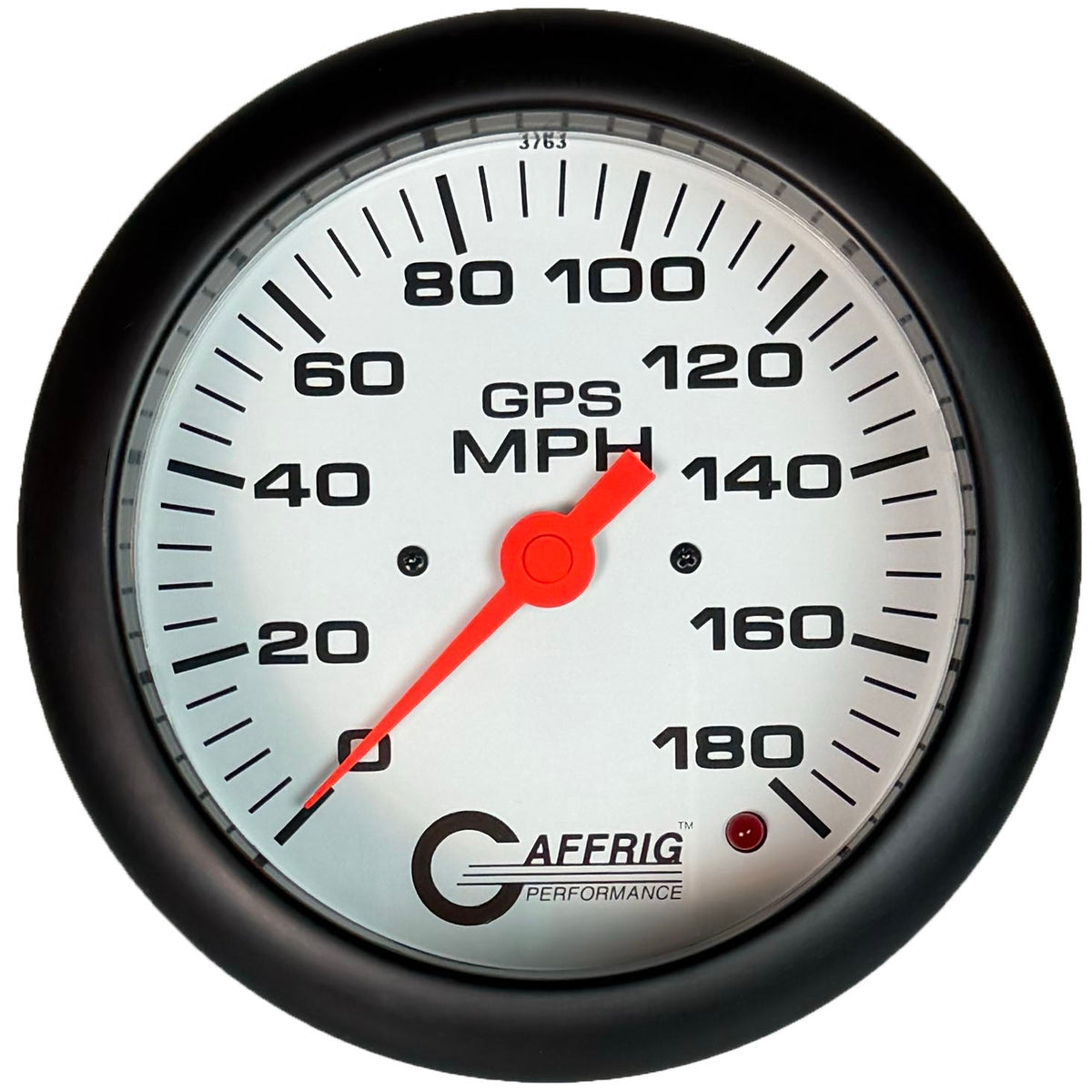 GAFFRIG PART #4546 4 5/8 INCH GPS ANALOG 180 MPH SPEEDOMETER MARINE BOAT GAUGE KIT WHITE
