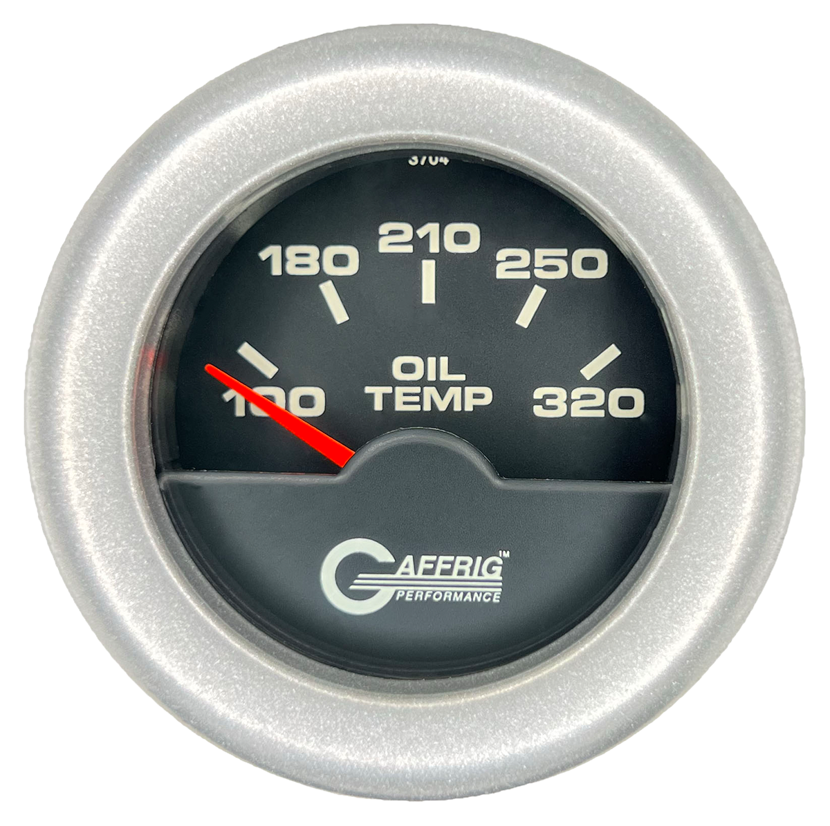 #5020 2 INCH ELECTRIC OIL TEMP. 100-320 F Black Platinum / Step