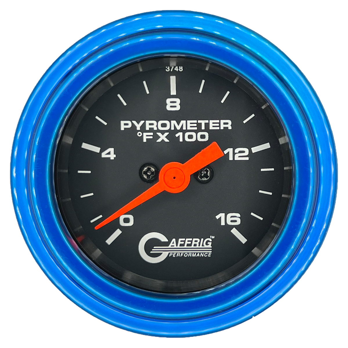 #5024 2 INCH ELECTRIC PYROMETER 0-1600 F Black Blue / Step