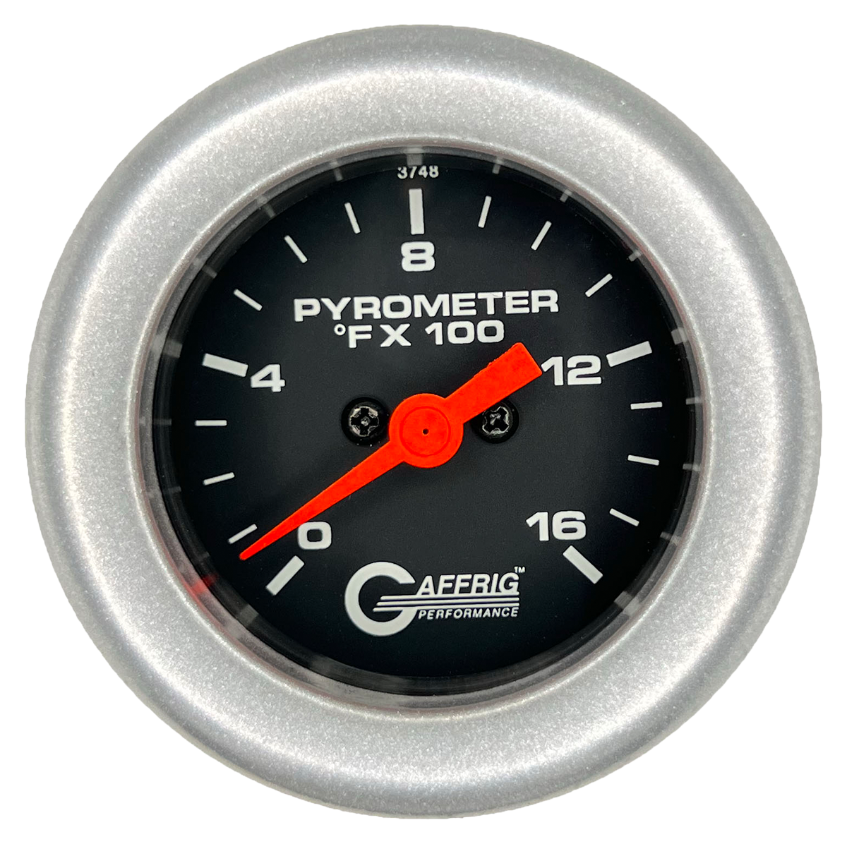 #5024 2 INCH ELECTRIC PYROMETER 0-1600 F Black Platinum / Step