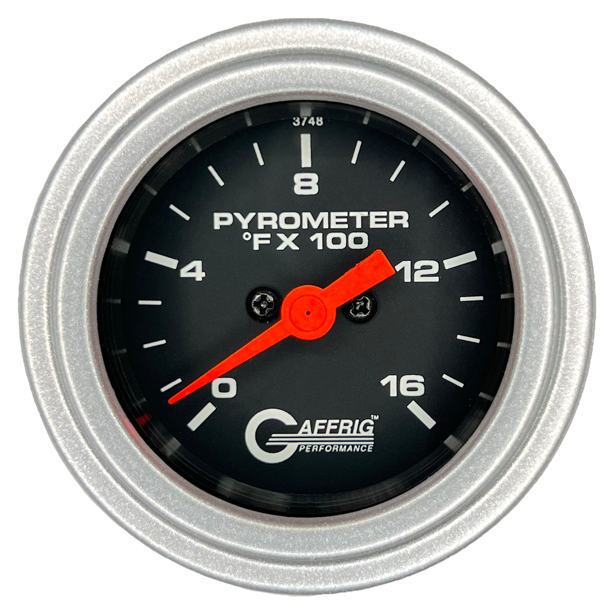 #5024 2 INCH ELECTRIC PYROMETER 0-1600 F Black Platinum / Step
