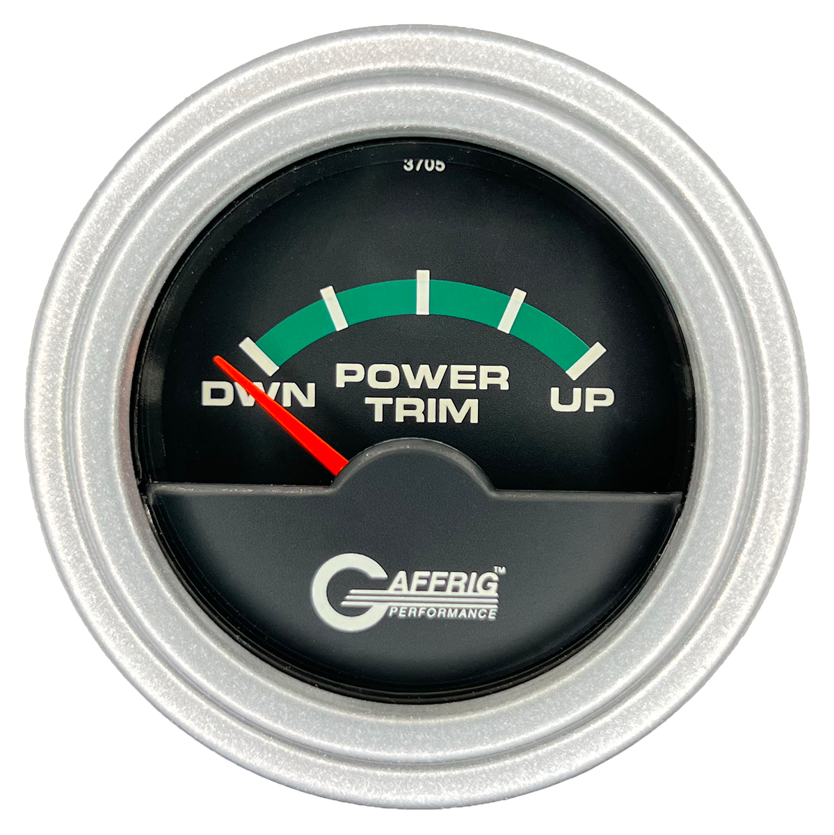 #5028 2 INCH ELECTRIC TRIM METER OMC Black Platinum / Step