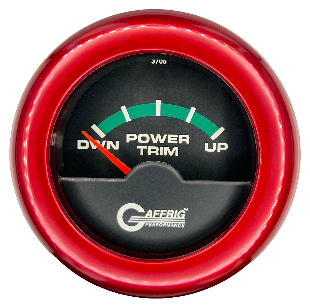 #5028 2 INCH ELECTRIC TRIM METER OMC Black Red / Step