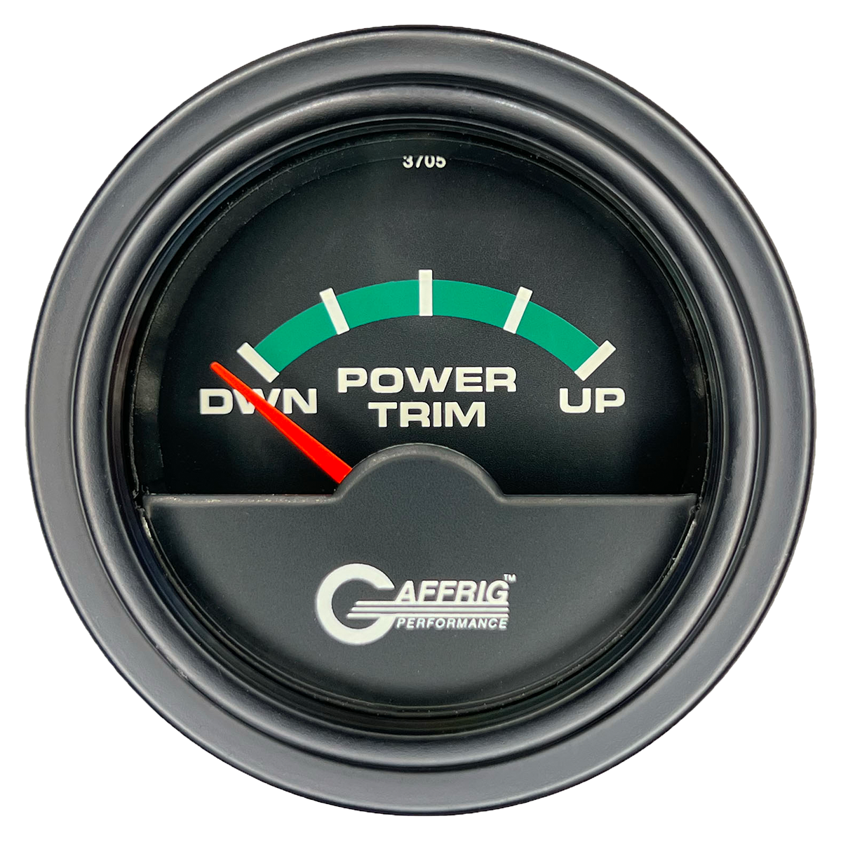 #5028 2 INCH ELECTRIC TRIM METER OMC Black Black / Step