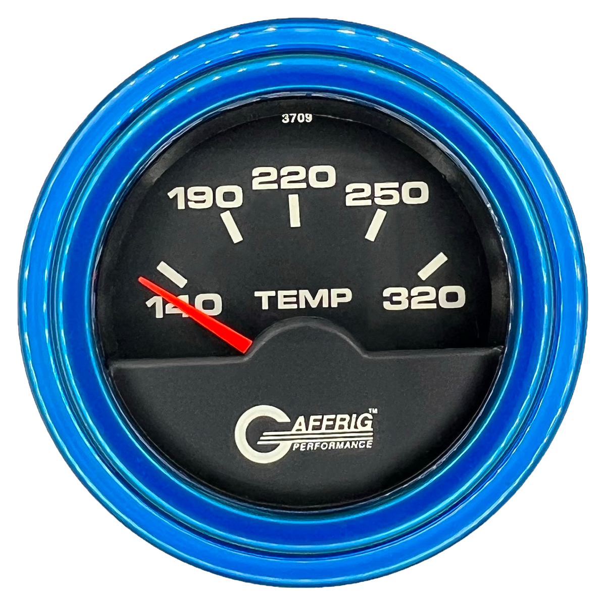 #5030 2 INCH ELECTRIC TRANS. TEMP. 140-320 F Black Blue / Step
