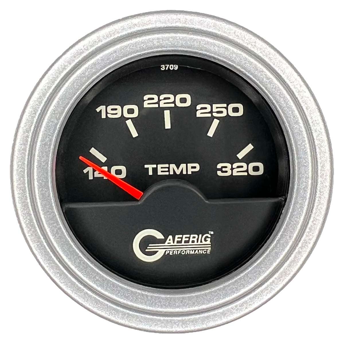 #5030 2 INCH ELECTRIC TRANS. TEMP. 140-320 F Black Platinum / Step