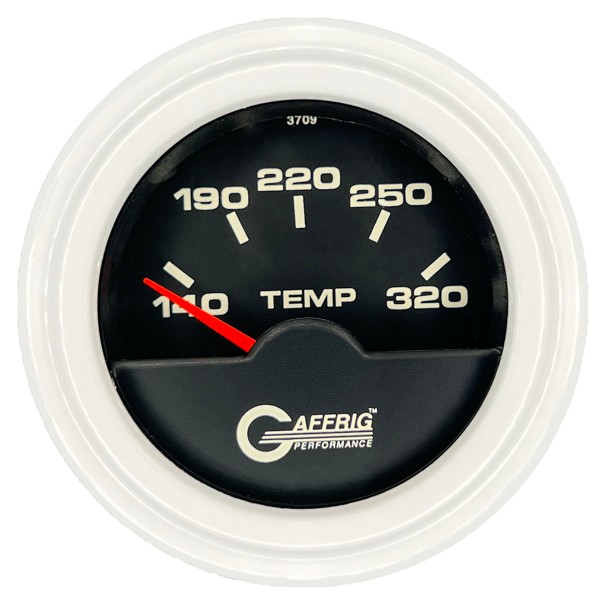 #5030 2 INCH ELECTRIC TRANS. TEMP. 140-320 F Black White / Step