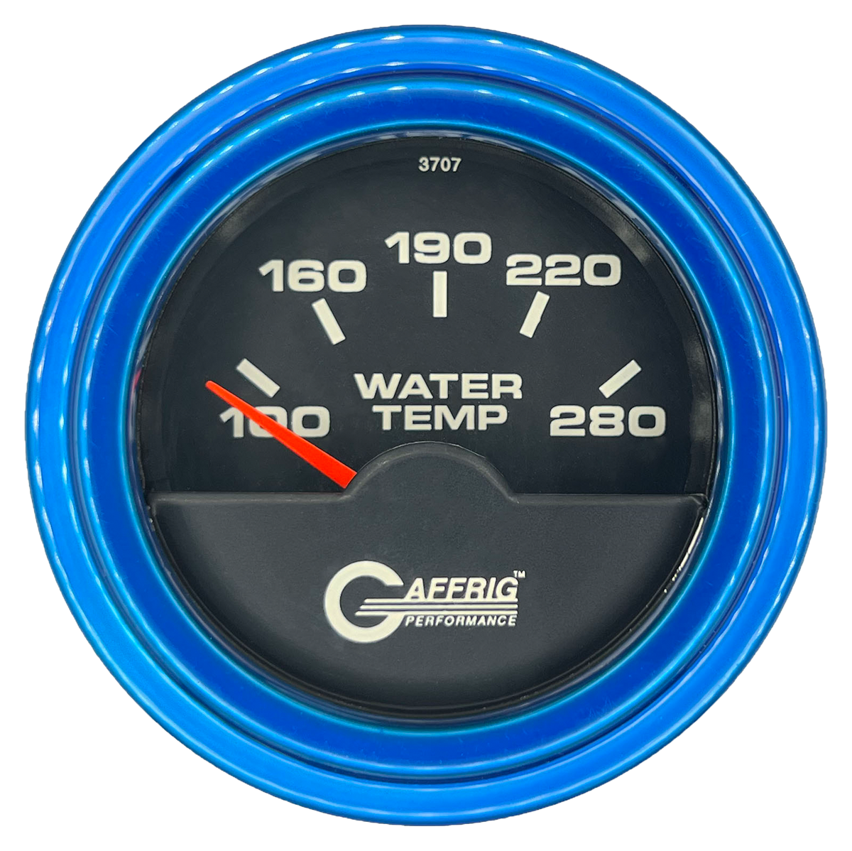#5042 2 INCH ELECTRIC HIGH WATER TEMP. 100-280 F Black Blue / Step